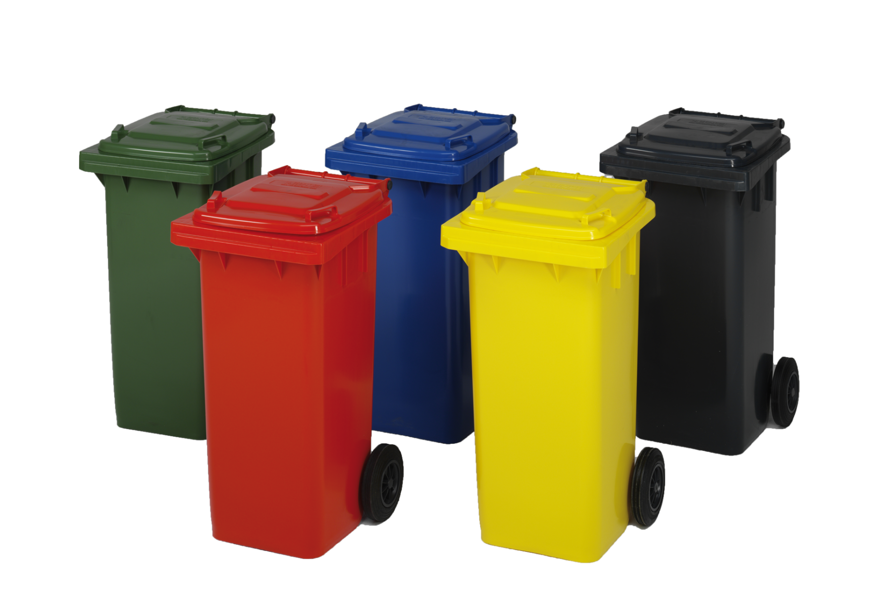 wheelie bins Diffrent colours of wheelie bins