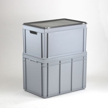 Bac plastique pour le transport de 4 bouteilles d'air comprimé ø185 mm, 600x400x733 mm