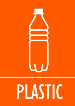 self adhesive labels Ecosort PLASTIC