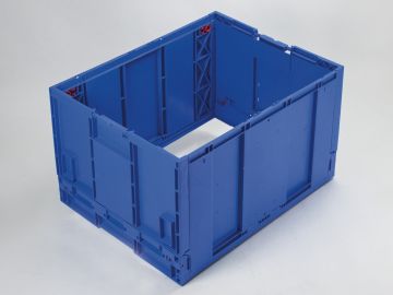Rehausse en plastique pliable 183 L 800x600x40 mm BLEU