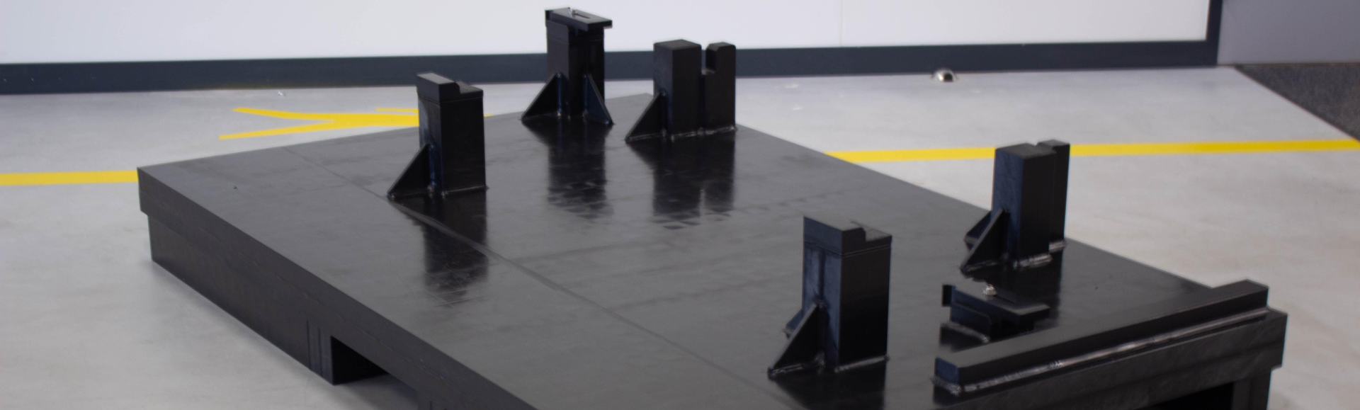 Palette sur mesure fabriquée de plaques plastiques