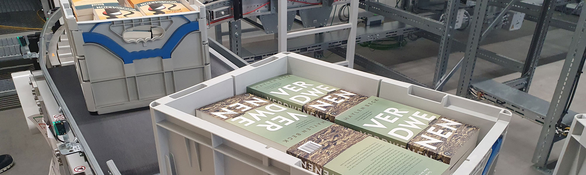 Bacs en plastique pour le nouveau entrepôt automatisé de CB