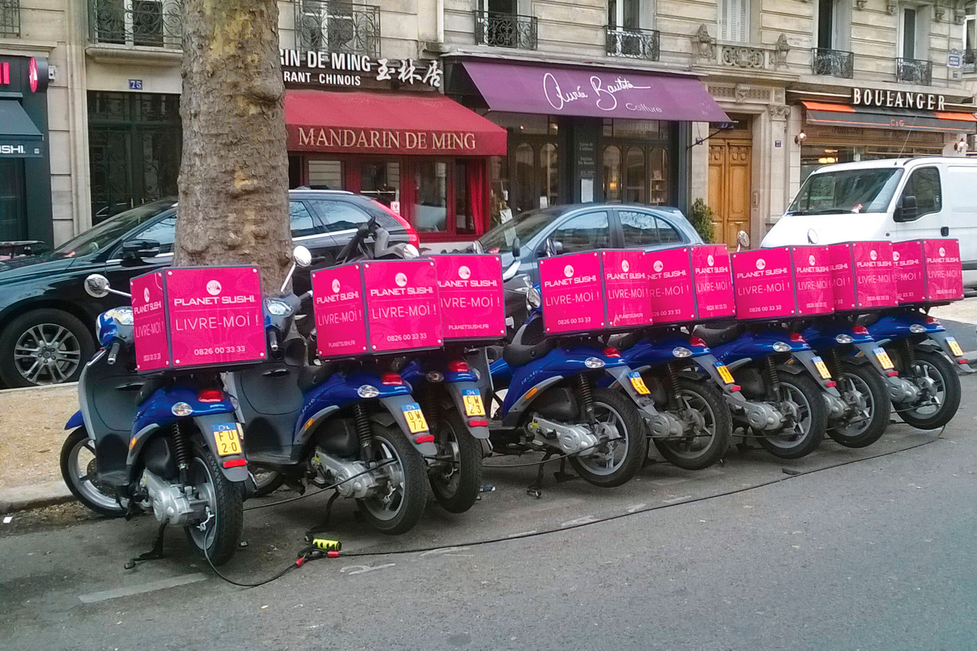 Un autre gros client pour les caisses pour scooters en France